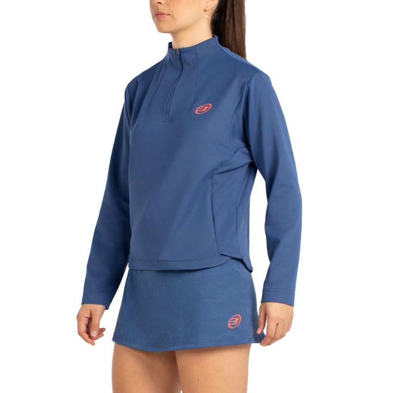 Pull Bullpadel Culle Bleu Marine Femme