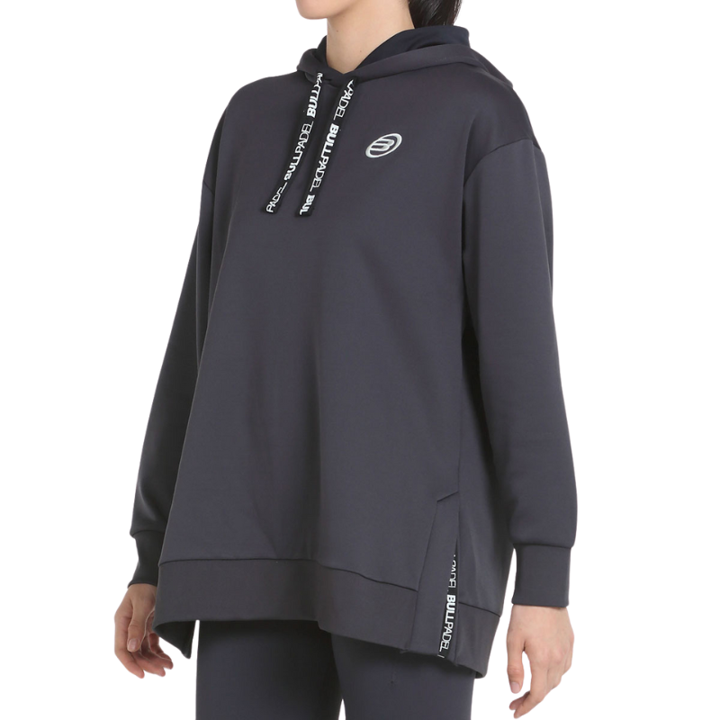 Sweat Bullpadel Nan Noir Femme