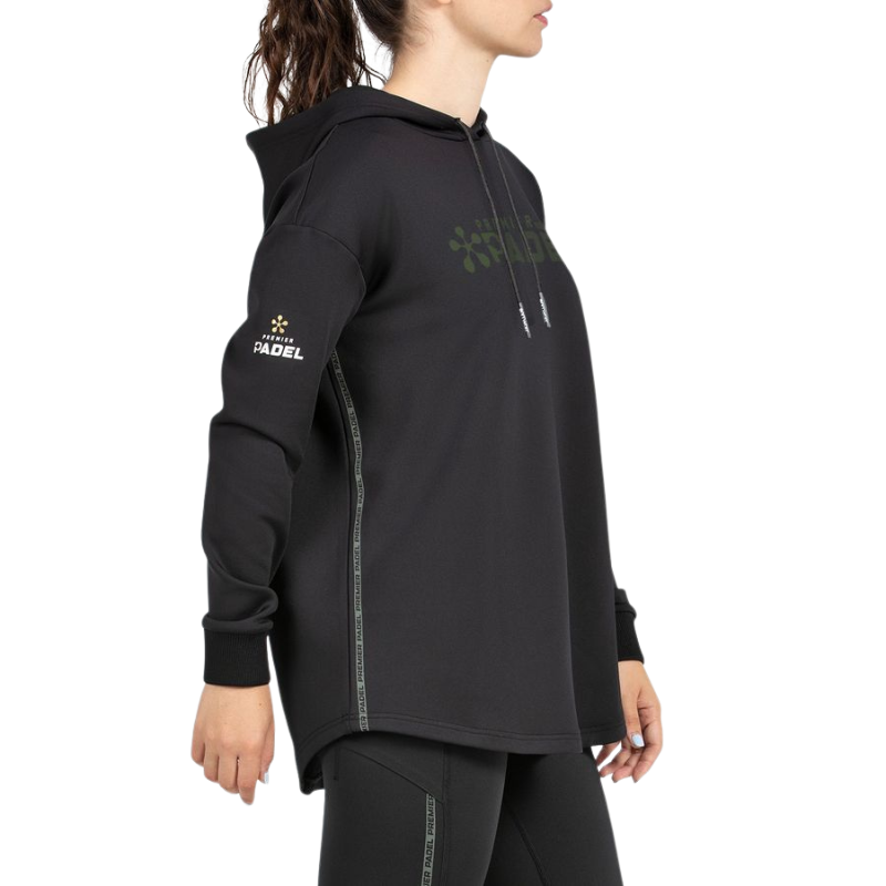 Sweat Bullpadel Paitt Noir Femme