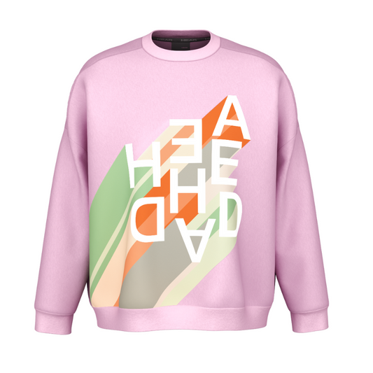 Sweat Head Rally Crew Neck Rose Femme