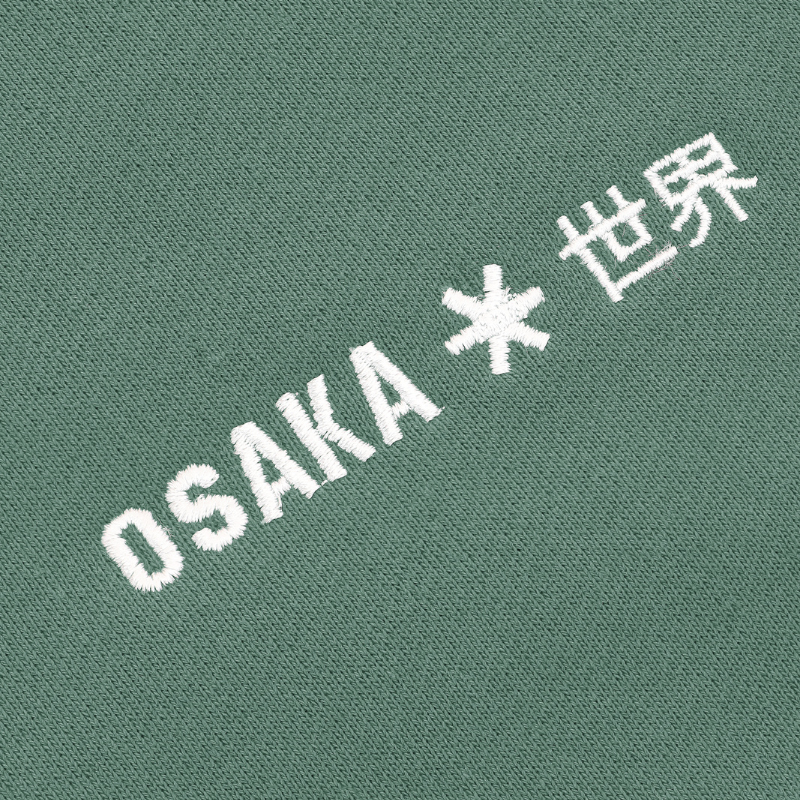 Pull Osaka Cropped Half Zip Vert Femme