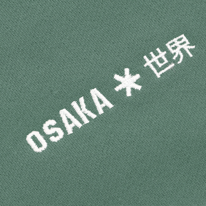 Pull Osaka Cropped Half Zip Vert Femme
