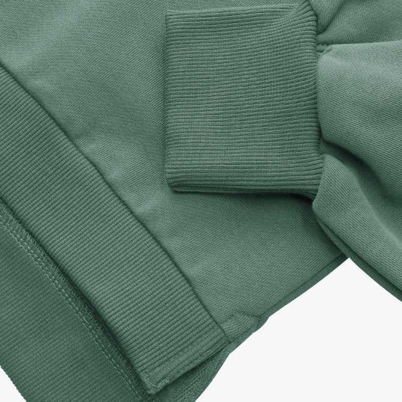 Pull Osaka Cropped Half Zip Vert Femme