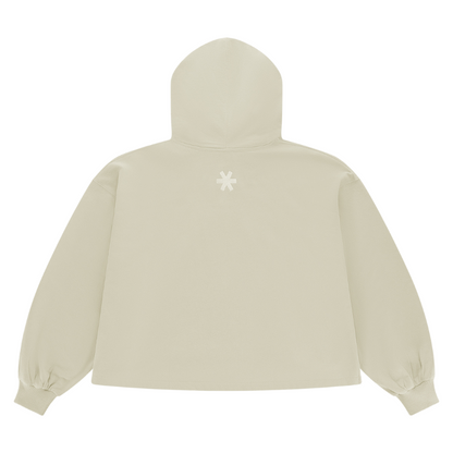 Sweat Osaka Cropped Hoodie Beige Femme
