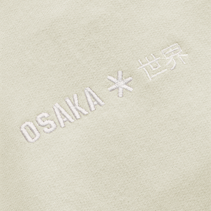 Sweat Osaka Cropped Hoodie Beige Femme