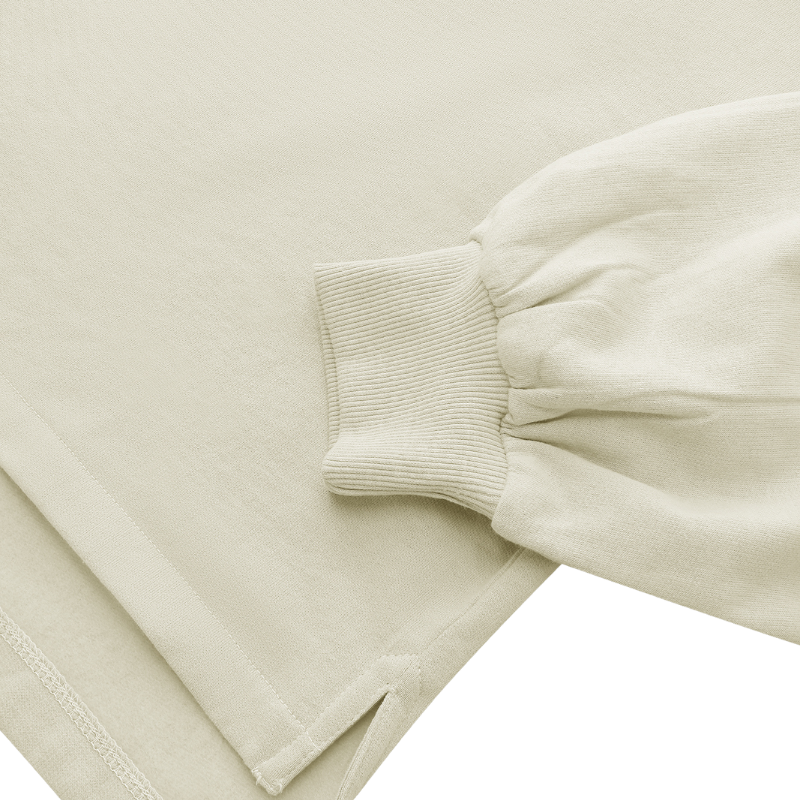 Sweat Osaka Cropped Hoodie Beige Femme