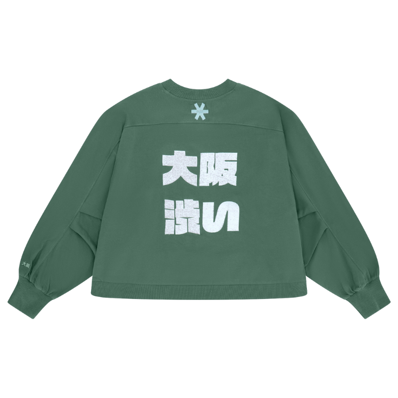 Pull Osaka Cropped Vert Femme