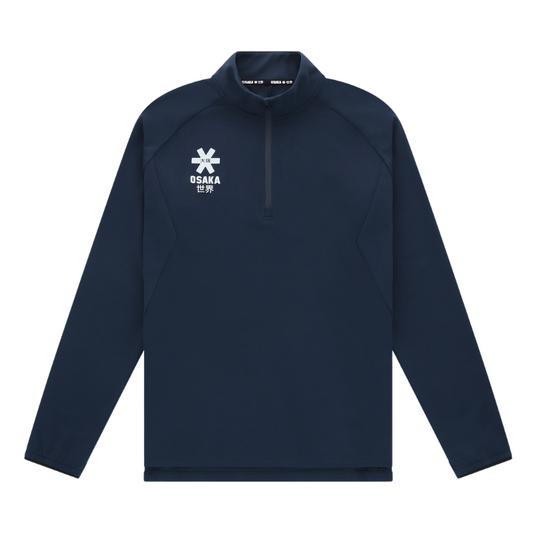 Pull Osaka Half Zip Bleu Marine
