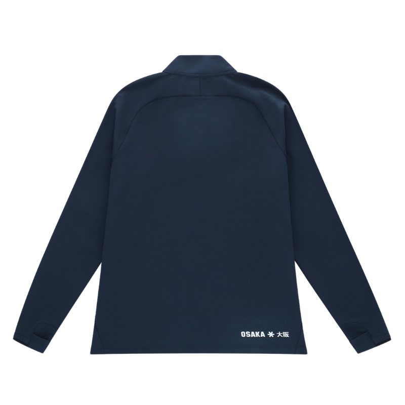 Pull Osaka Half Zip Bleu Marine Femme