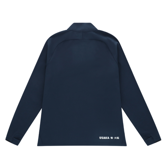 Pull Osaka Half Zip Bleu Marine Femme