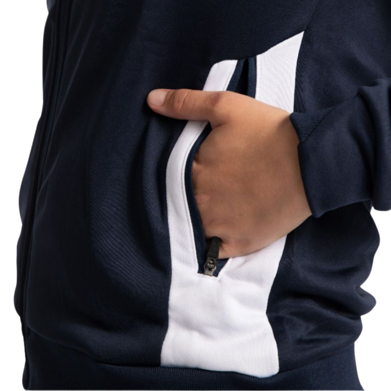 Sweat Osaka Training Zip avec capuche Bleu marine Femme