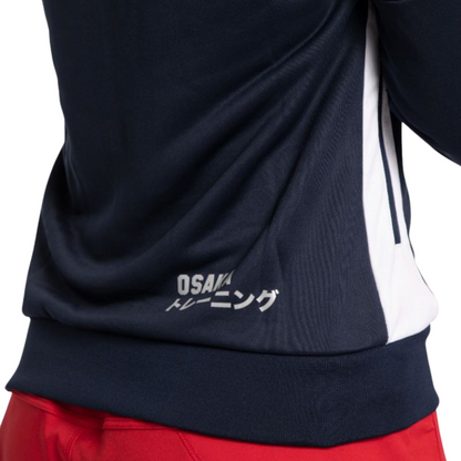 Sweat Osaka Training Zip avec capuche Bleu marine Femme