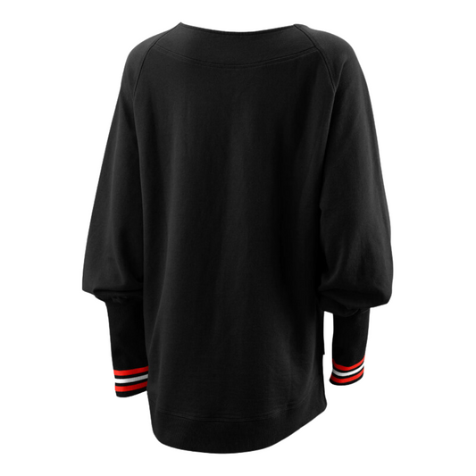Pull Wilson Chi Coton Noir Femme