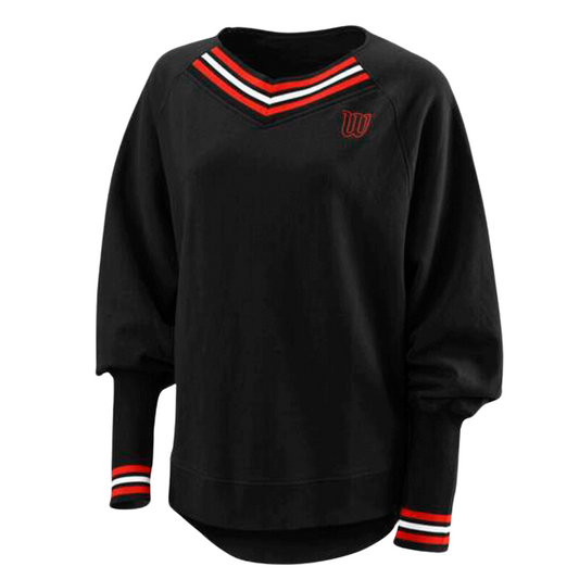 Pull Wilson Chi Coton Noir Femme