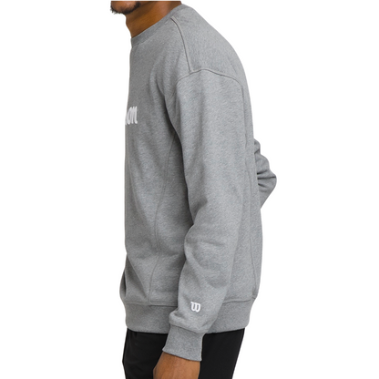 Pull Wilson Team Crewneck Script Gris