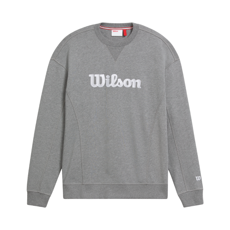 Pull Wilson Team Crewneck Script Gris