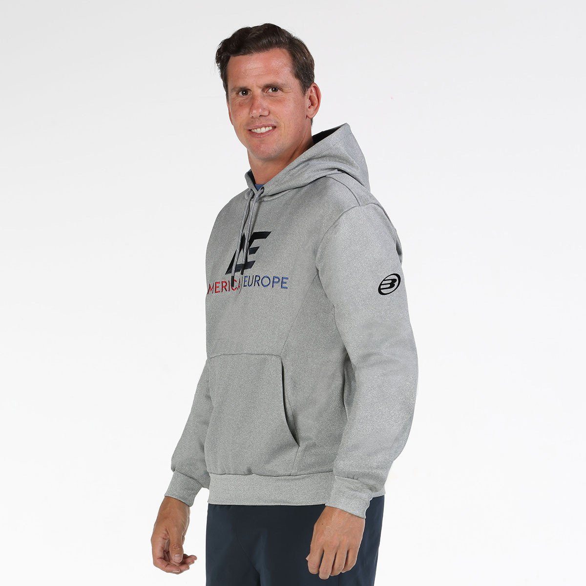 Sweat à capuche Bullpadel Hispana gris America | Europe