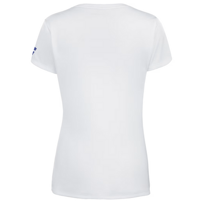 T-shirt Babolat Play Sleeve Top Junior Blanc Femme