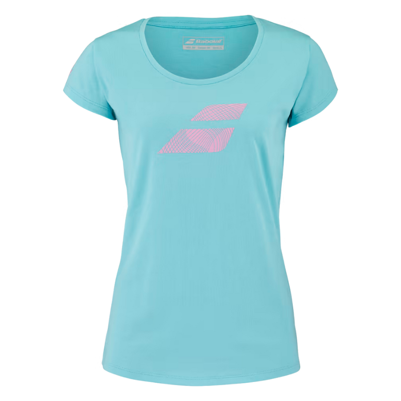 T-shirt Babolat Exercise Flag Bleu Femme