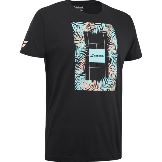 T-shirt Babolat Exercise Message Tee Noir