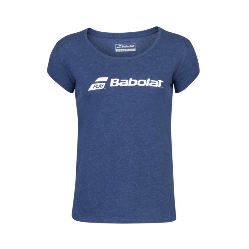 T-shirt Babolat Exercise Tee Bleu Femme