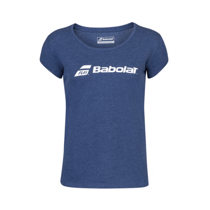 T-shirt Babolat Exercise Tee Bleu Femme