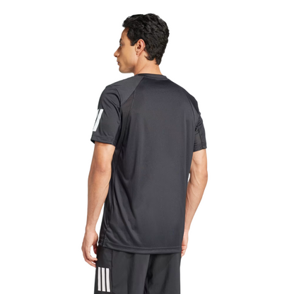 T-shirt Adidas Club 3 Stripes Noir