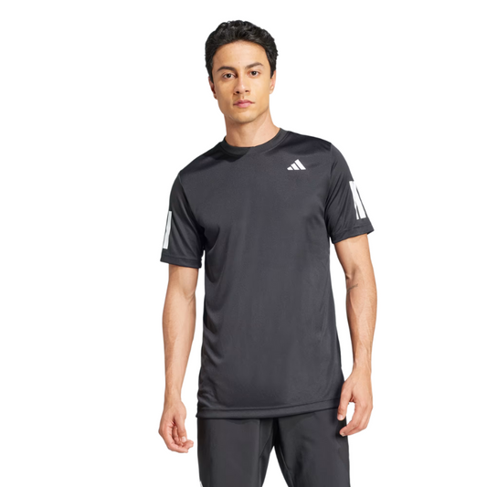 T-shirt Adidas Club 3 Stripes Noir