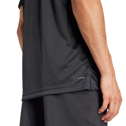 T-shirt Adidas Club 3 Stripes Noir
