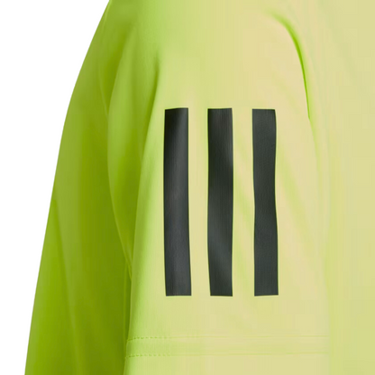 T-shirt Adidas Club 3 Strips Tee Jaune Junior