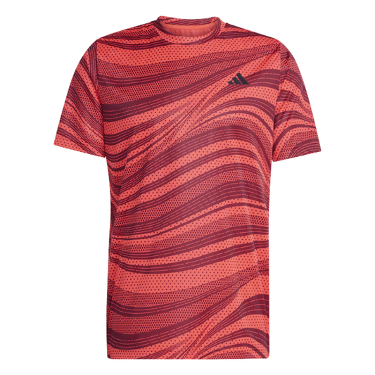 T-shirt Adidas Club Graphic Rouge
