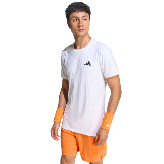 T-shirt Adidas Freelift Pro Blanc/Orange