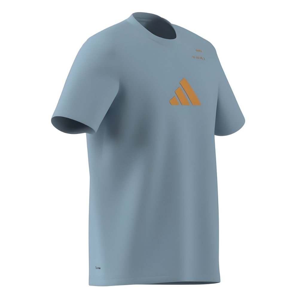 T-shirt Adidas Padel Cat Bleu/Orange