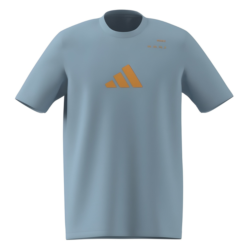T-shirt Adidas Padel Cat Bleu/Orange