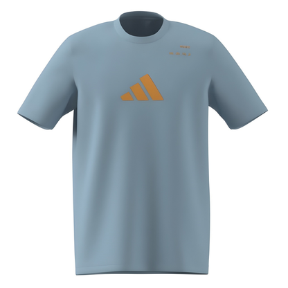 T-shirt Adidas Padel Cat Bleu/Orange