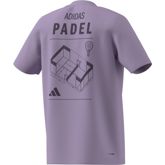 T-shirt Adidas Padel Cat Violet