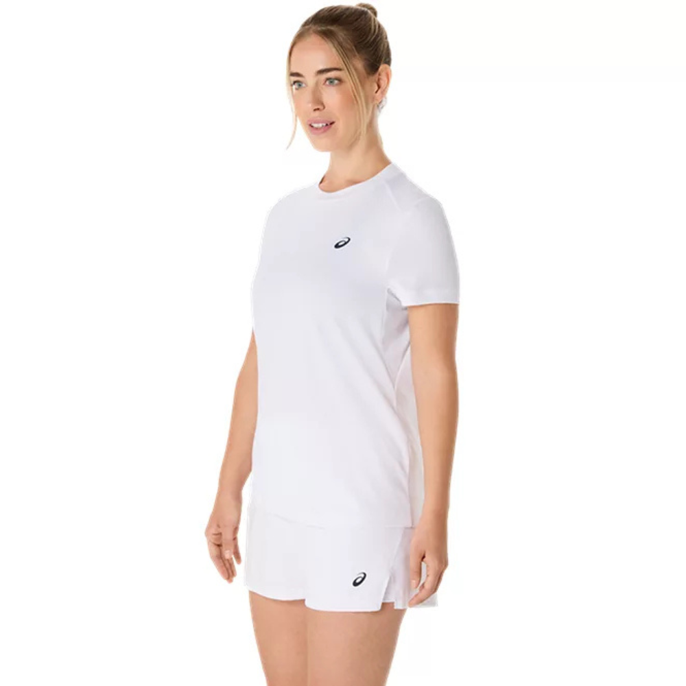 T-shirt Asics Court Blanc Femme