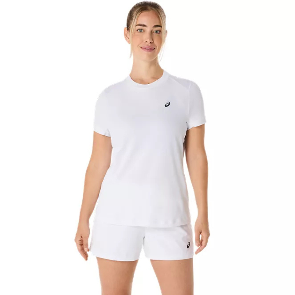 T-shirt Asics Court Blanc Femme