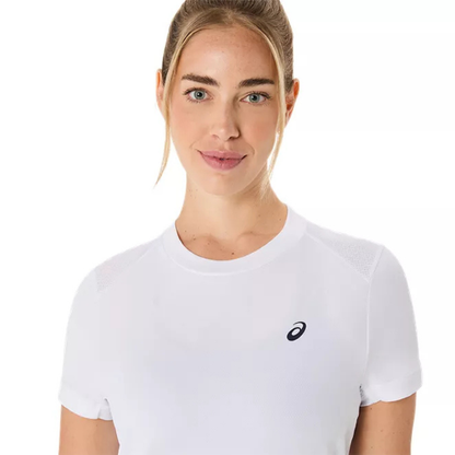 T-shirt Asics Court Blanc Femme