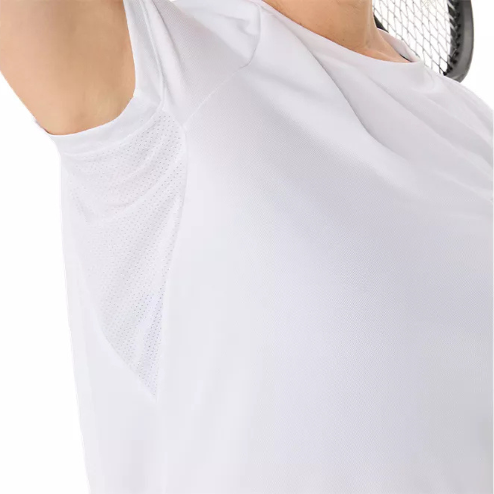 T-shirt Asics Court Blanc Femme