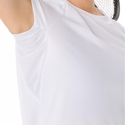 T-shirt Asics Court Blanc Femme
