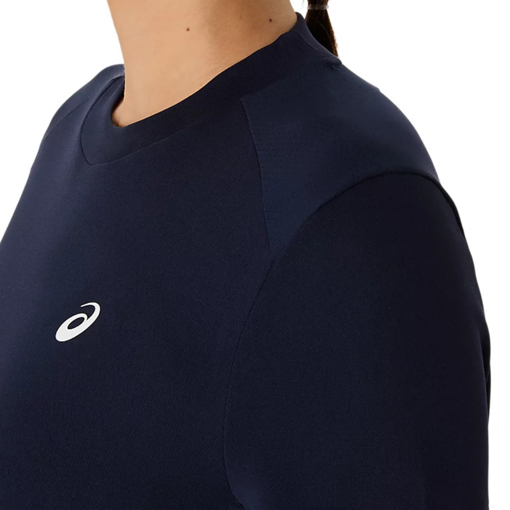 T-shirt Asics Court Bleu Marine Femme