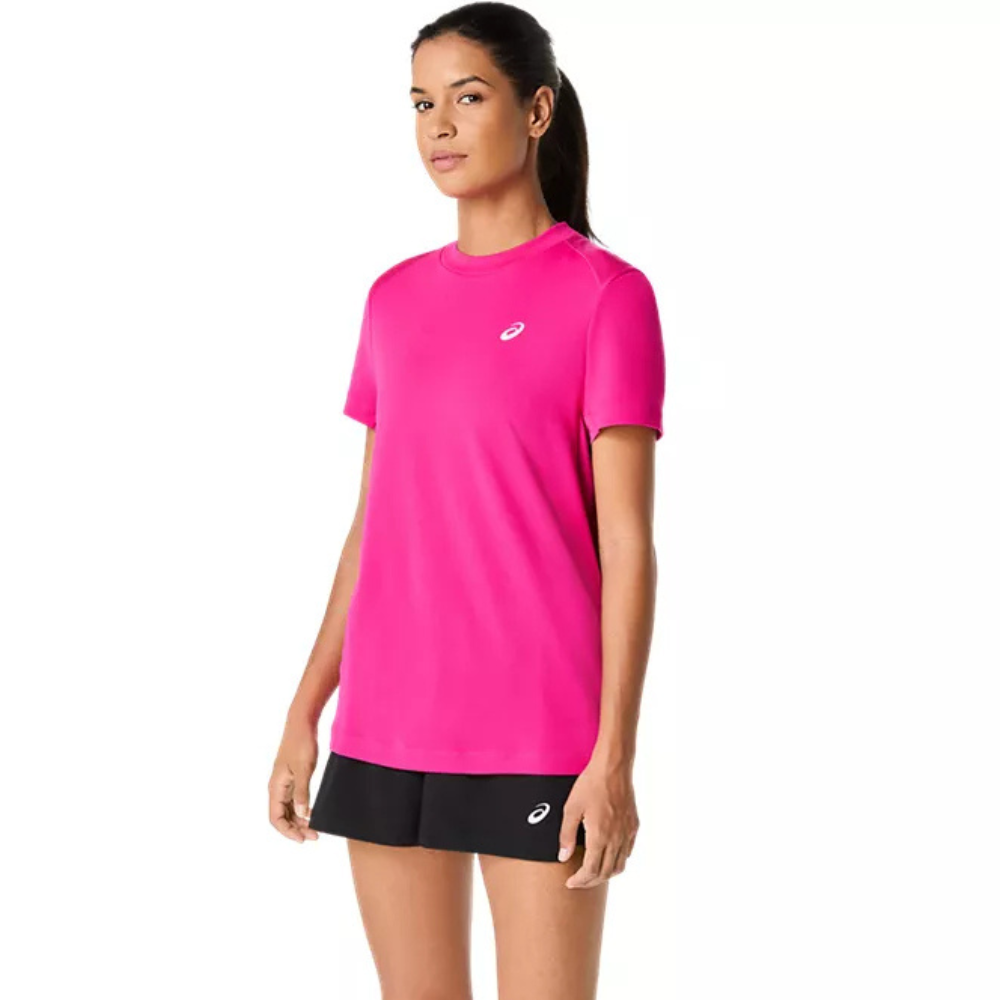 T-shirt Asics Court Rose Femme