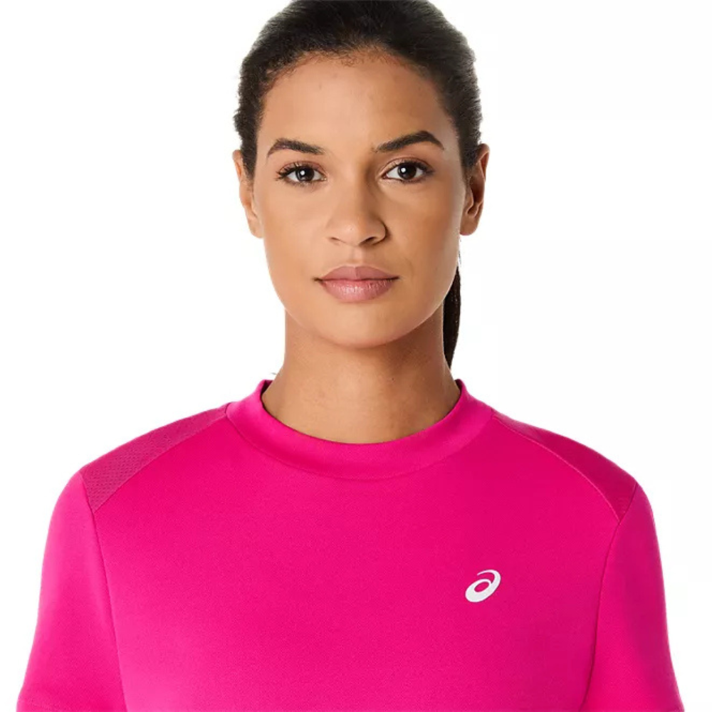 T-shirt Asics Court Rose Femme