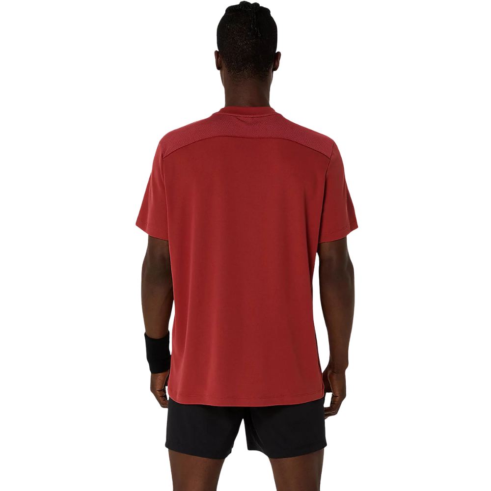 T-shirt Asics Court Rouge