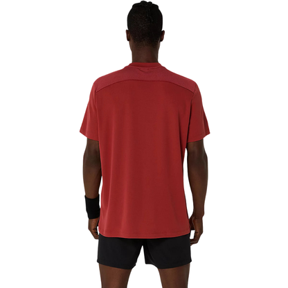T-shirt Asics Court Rouge