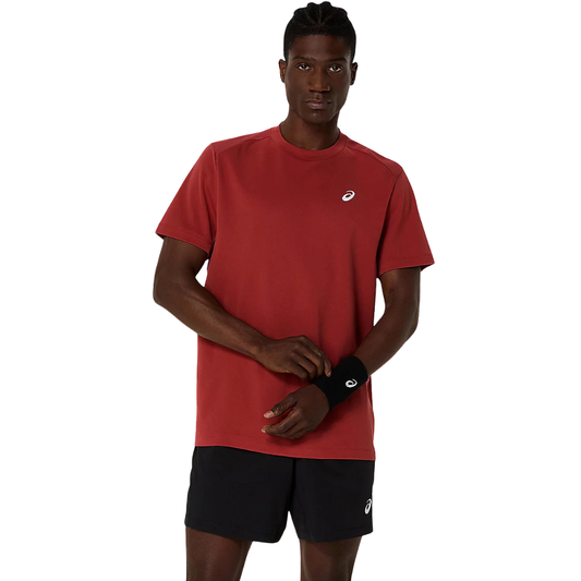 T-shirt Asics Court Rouge