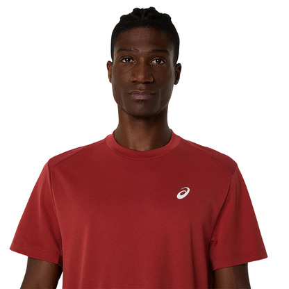 T-shirt Asics Court Rouge