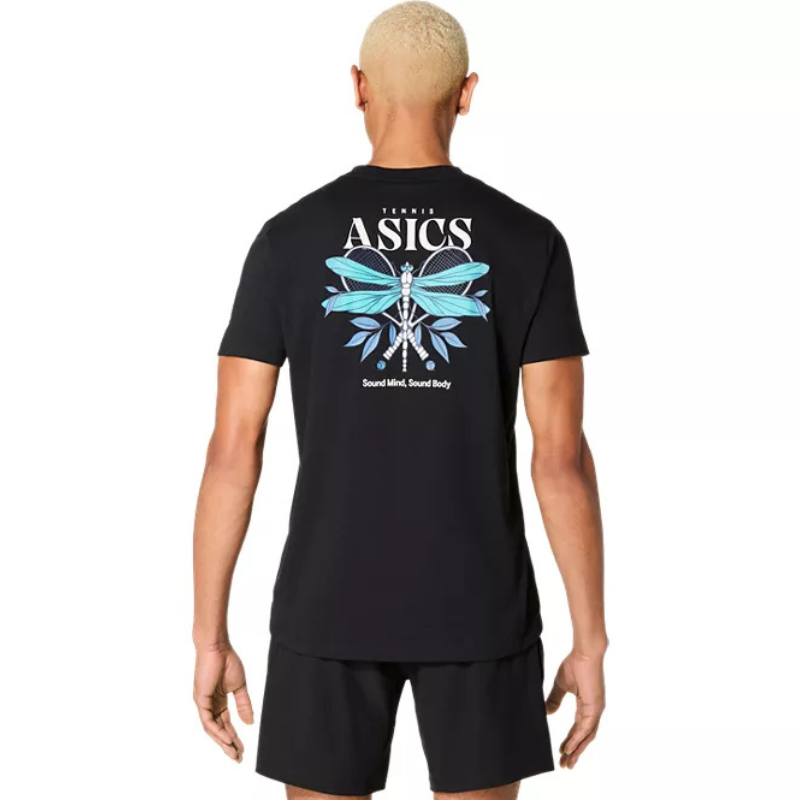 T-shirt Asics Game Seasonal Graphic Tee Noir