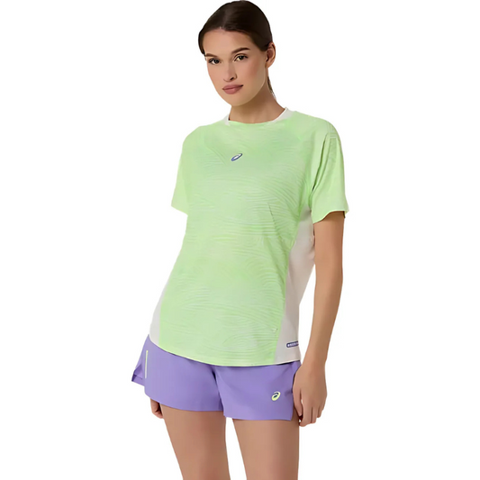 T-shirt Asics Padel Court All Over Print Vert Femme